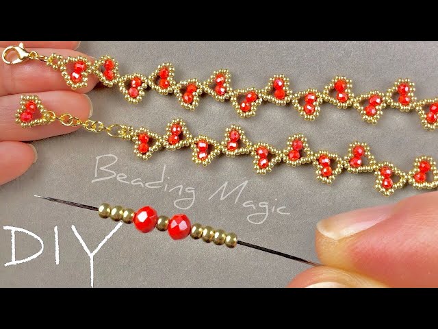 Free bead pattern for bracelet Taffy | Beads Magic