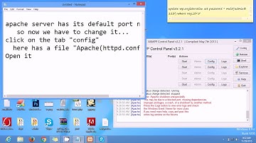 How To Change Port Number Of Apache Server In Xampp?