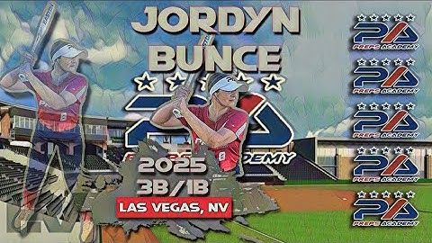 2025 Jordyn Bunce 🥎 Third Base and First Base, Softball Skills Video - Preps Academy