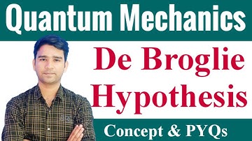 Quantum Mechanics || De Broglie Hypothesis || CSIR NET Physics || MSc Physics || Raj Physics