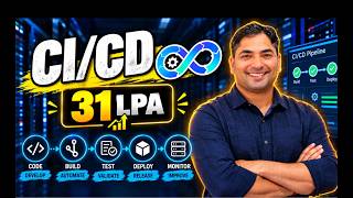 CI/CD Pipeline Masterclass 2026 🔥 | Jenkins, GitHub Actions, GitLab CI, Argo CD | 31 LPA