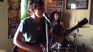 Video thumbnail of "hop along - some grace/young and happy! @ the thirsty beaver - treasure fest 2 - charlotte, nc"