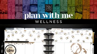 Health Plan with Me :: Just Brew It! Planner Theme :: Classic Happy Planner Wellness Layout