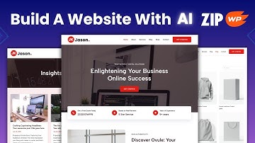 How to Build A Stunning Website with AI Technology (ZIP WP + Hosting)