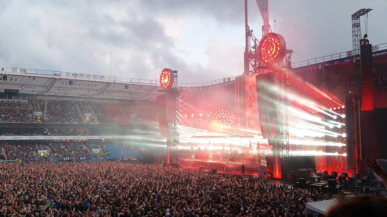 Rammstein - Mein Herz Brennt - LIVE August 18, 2019 (Ullevaal Stadion ...