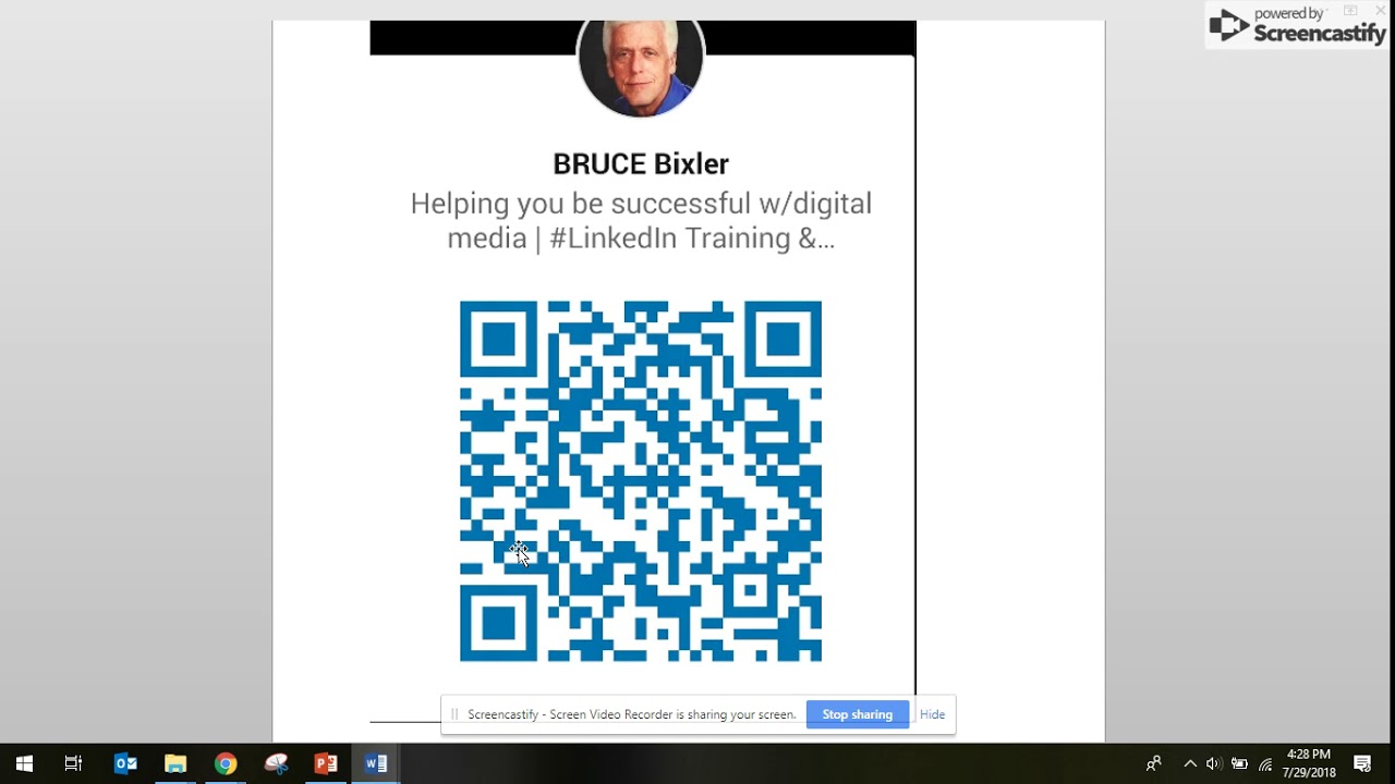 LinkedIn Mobile App, settings, features, and new applications. The QR