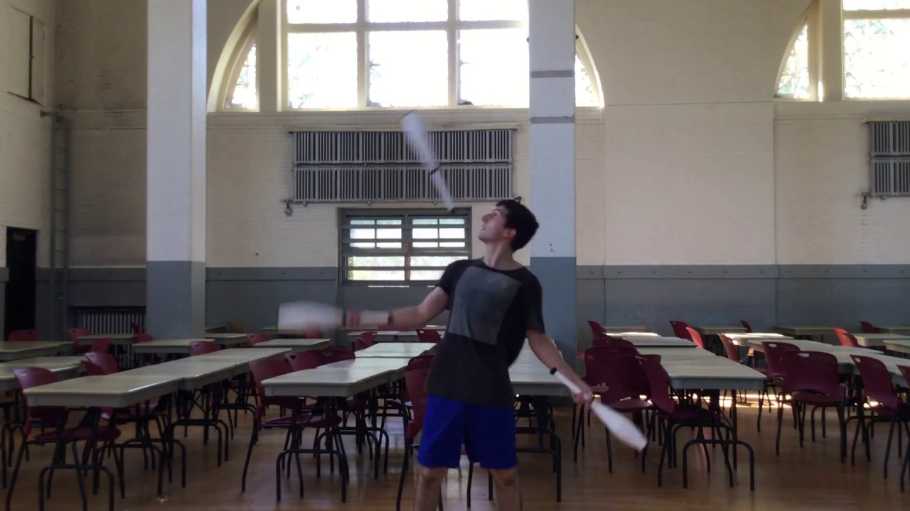 3 Club Behind the Neck World Record - Matan Presberg