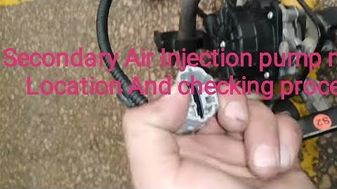 Lexus  570 Toyota SEQOUIA Secondary Air Injection pump motor Location without digram live on vehicle