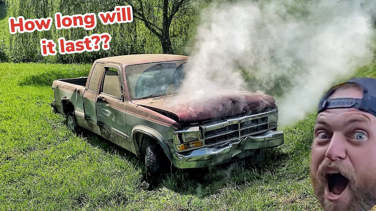 Ending The Life of This V8 Dodge Dakota (Burnouts and rev limiters