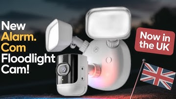 NEW Alarm.com Floodlight Camera Review – 4MP, POE, and App-Integrated!