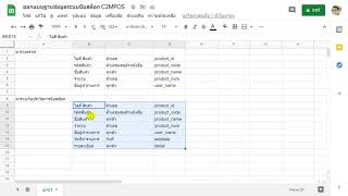 ออกแบบฐานข้อมูล ระบบนับสต็อก [C2MPOS]