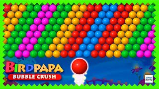 Birdpapa Bubble Crush Gameplay Level 41 - 50 🦜 ( Birdpapa Bubble Game ) screenshot 3