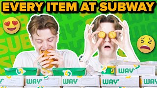 I Ate Everything At Subway