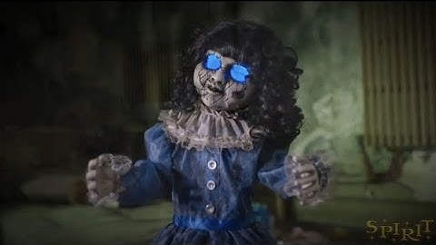 Spirit Halloween Roaming Creepy Doll Animated Prop YouTube #Shorts Demo Trailer Video