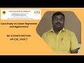 Case study  on Linear Regression and Applications | Applied Machine Learning | SNS Institutions