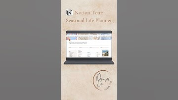 Notion Template: Seasonal Life Planner - Sold on Etsy
