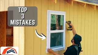 How to Install a New Window on a Shed  AVOID These 3 Mistakes