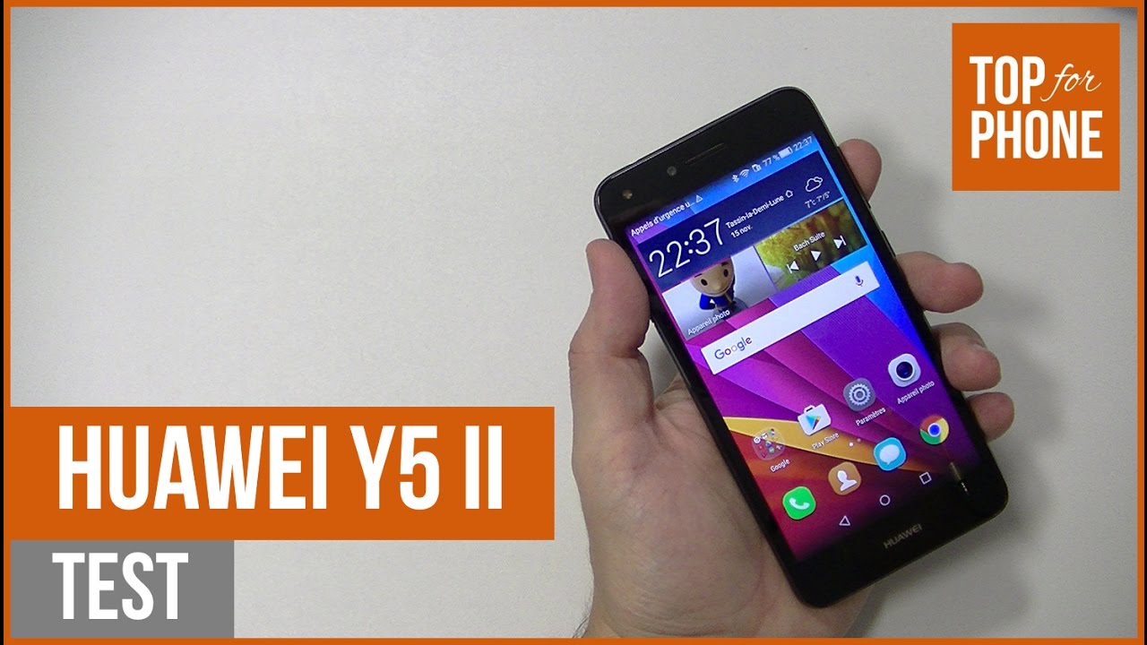 HUAWEI Y5 II   test par TFP