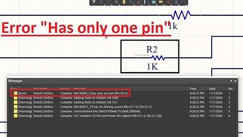 Cách fix lỗi báo trùng chân pin trong altium năm 2024