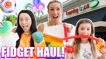 FIDGET SHOPPING CHALLENGE *In Your COLOR!* No Budget! Huge Learning Express Fidget Haul!