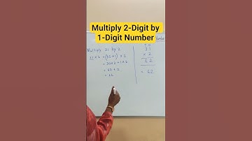 Multiply 2-Digit by 1-Digit Number (Short Video) | Learn Math Step-by-step | #shots #multiplication