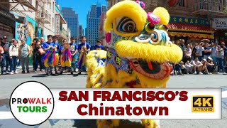 San Francisco's Chinatown Walking Tour - 4K with Captions