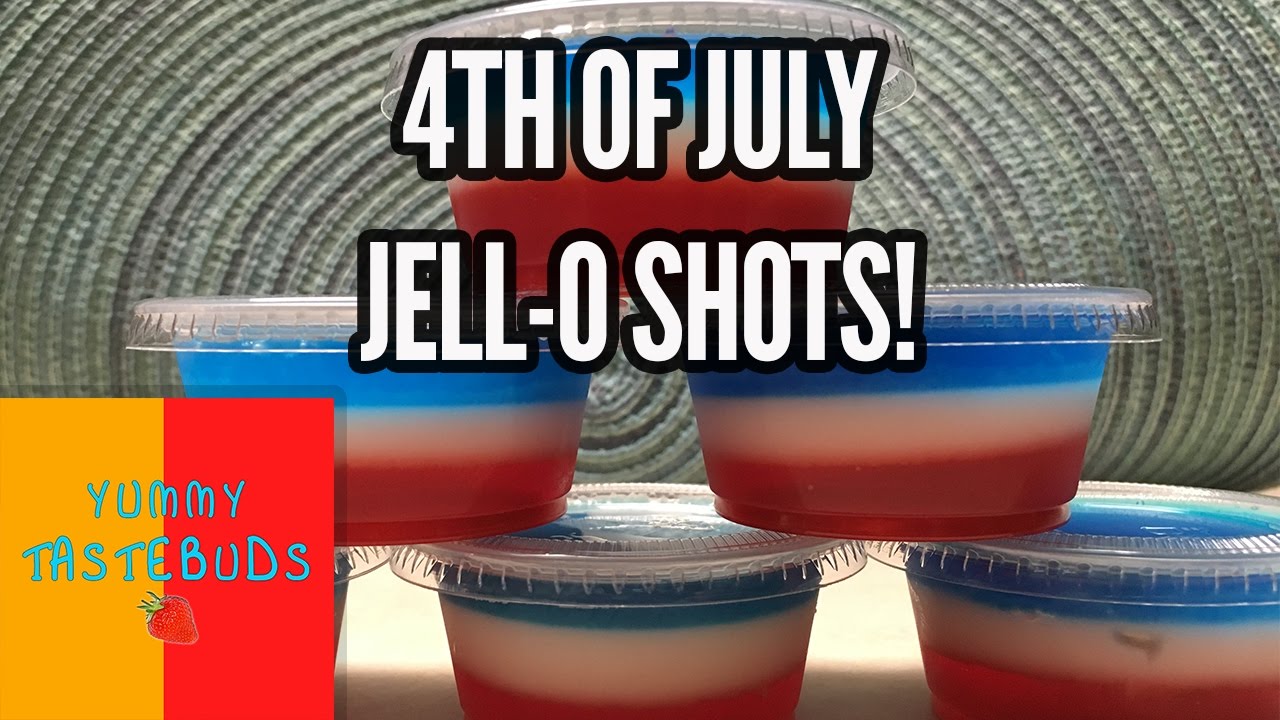 How to Make 4th of July Jello Shots Recipe by Yummy Tastebuds - YouTube