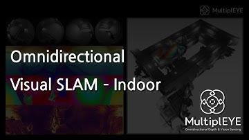멀티플아이(MultiplEYE) Omnidirectional Visual SLAM - Indoor
