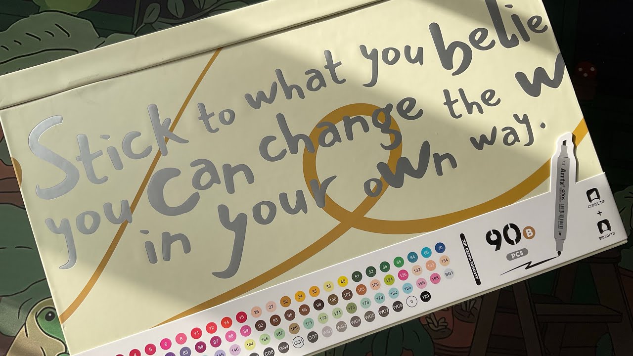 Набор Arrtx OROS 90: первые впечатления! | Раскраски для взрослых