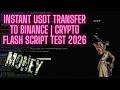 💥 Instant USDT STABLECOIN Transfer to Binance | Digital asset Lightning-fast Script Test 2026