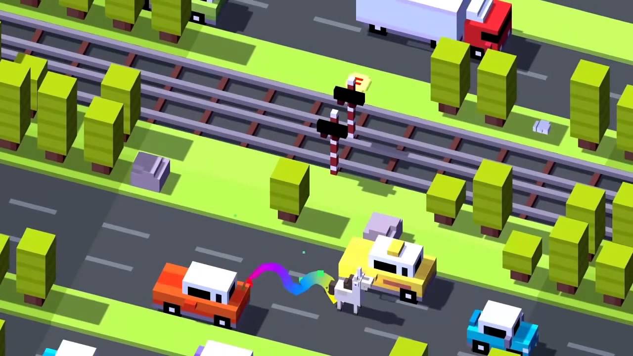 Дорога через игру. Кросси роад. Кросси роад игрушка. Игра.Crazy.Road. Crossy Road Trailer.