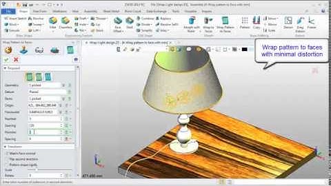 Part Design    ZW3D 2013 Flexible Wrap Features
