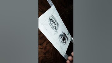 Draw Beautiful Eyes in 30 Second! ✍️✨#shorts #trending