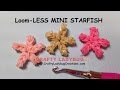 Rainbow Loom-LESS MINI STARFISH EASY Charm Tutorials by Crafty Ladybug/How to MAKE