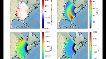 Two days of low elevation incoherent scatter radar scans of ionospheric plasma parameters