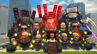 SPEAKERMAN TITAN NEW UPGRADE, ROUND DJ BALL, TV MAN ULTRA AND 1-73 SKIBIDI TOILET IN "GARRY'S MOD!"