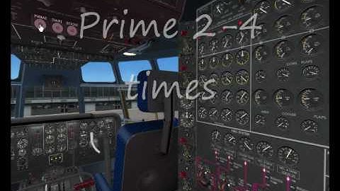 A2A Boeing B377 Stratocruiser start sequence