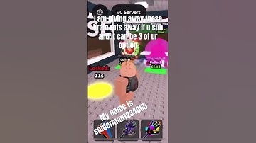 I will give this if u subscribe and comment your Roblox username