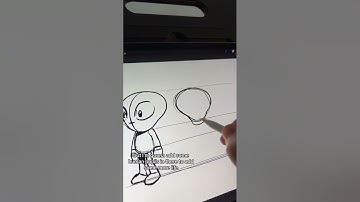 drawing alien in procreate tutorial