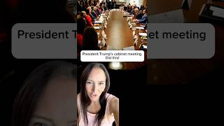 This Happened During President Trumps Cabinet Meeting