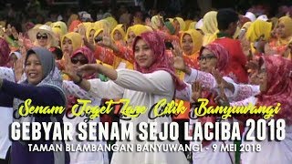 Gebyar Senam SEJO LACIBA 2018 - Senam Joget Lare Cilik Banyuwangi 2018
