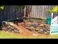 Easy Cleaning Duck Pond Build DIY Efficient Drain - Backyard Gardening & Island Farming - Full Video