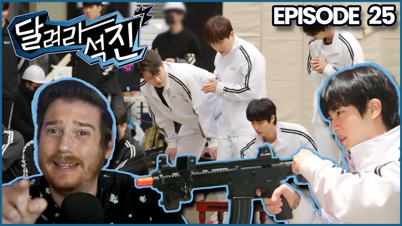 SAVE JIN FROM SQUID GAME! 🦑 | Run Jin: Episode 25 Reaction [Squid-Jin Game 2]
