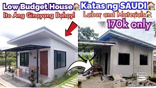 170k/LOW budget Lang ito 2/BR OFW simple dream house ng isang Kasambahay