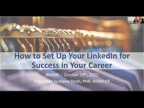 How to Set Up Your LinkedIn for Success in Your Career - YouTube