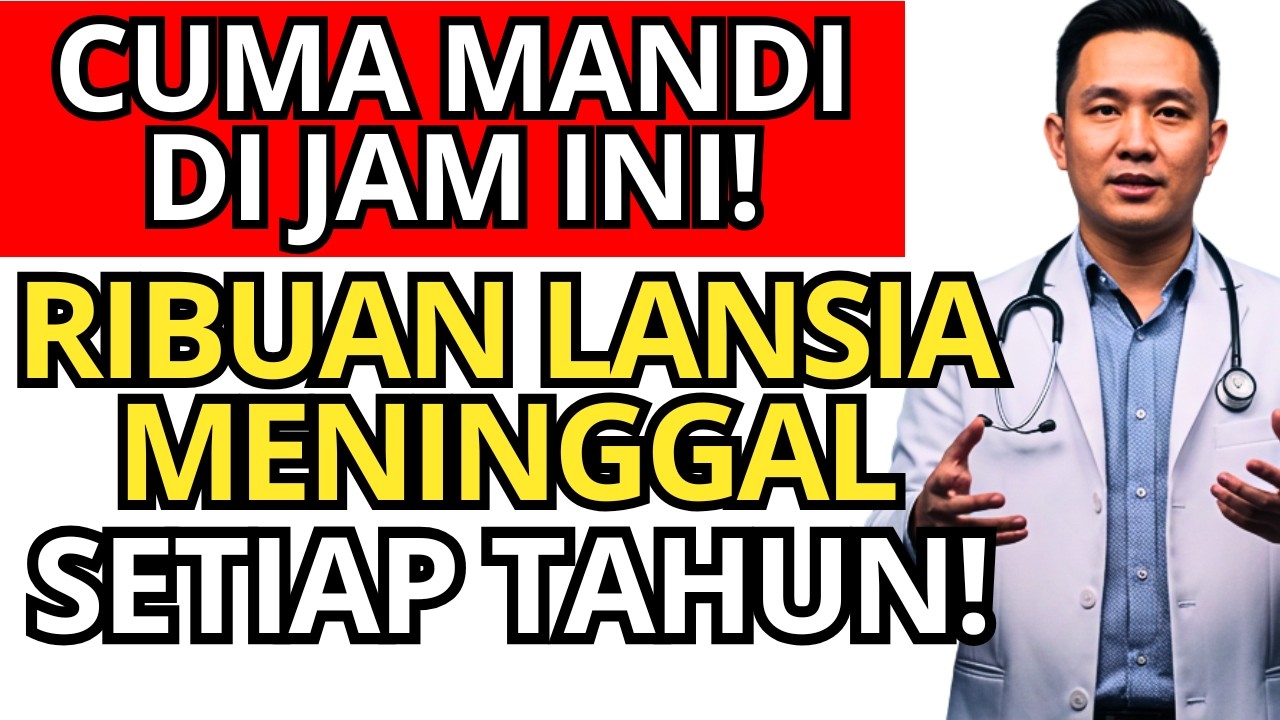Tips Kesehatan Lansia: Hindari Mandi di Jam Ini, Risiko Stroke Meningkat