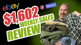 Make Money Flipping Items on Ebay for Profit.  Reseller's Weekly Sales Review!