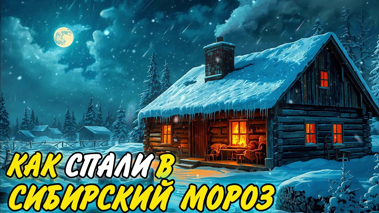 Сибирская деревня 19 века: как переживали морозные ночи 🌛 Лекция для сна