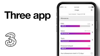 Three app | Check allowance: Top-up: Live Chat | Three (2019) screenshot 3