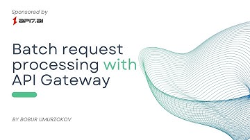 Batch request processing with API Gateway
